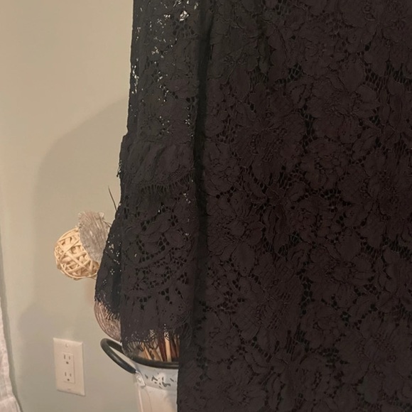 Black‎ lace Banana Republic dress size 2 - Picture 3 of 7